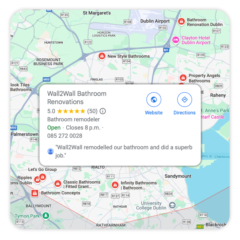 Wall2Wall Bathroom Renovations GMB Profile Wall2Wall Bathroom Renovations GMB Profile